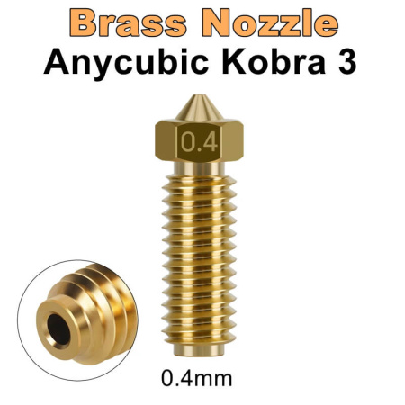 Сопло латунное 0.4 для Anycubic Kobra 3