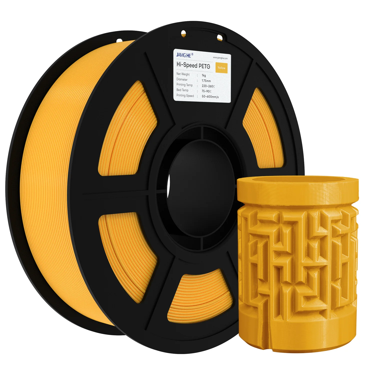 Филамент Hi-Speed PETG Жёлтый — JAMG HE