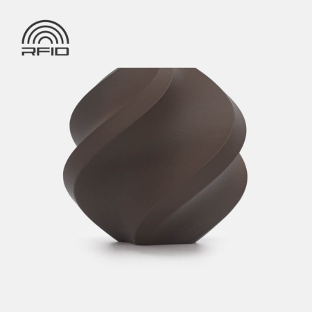Матовый PLA, Темный Шоколад "Dark Chocolate", без катушки, Bambu Lab