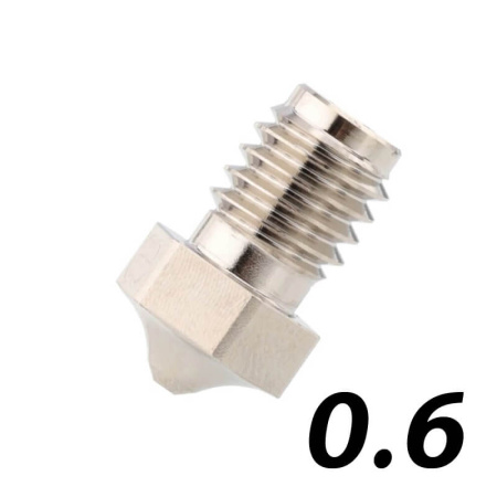 Сопло высококачественное, медное, 0.6, PS E3D V6, Phaetus