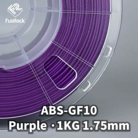 Пластик ABS-GF, Стекловолоконный 10%, Purple, FUSROCK