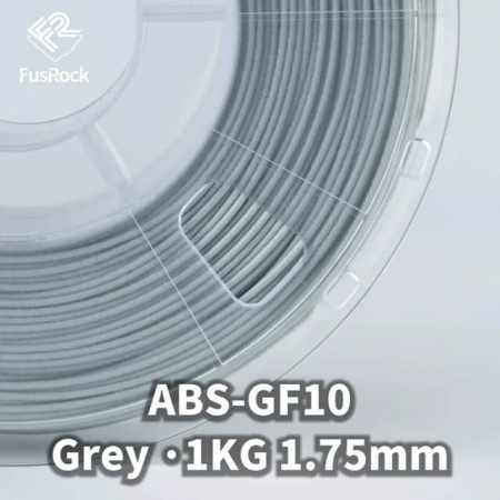 Пластик ABS-GF, Стекловолоконный 10%, Grey, FUSROCK