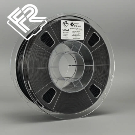 Пластик TPU-AERO, Black (Черный), 0.5кг, FUSROCK
