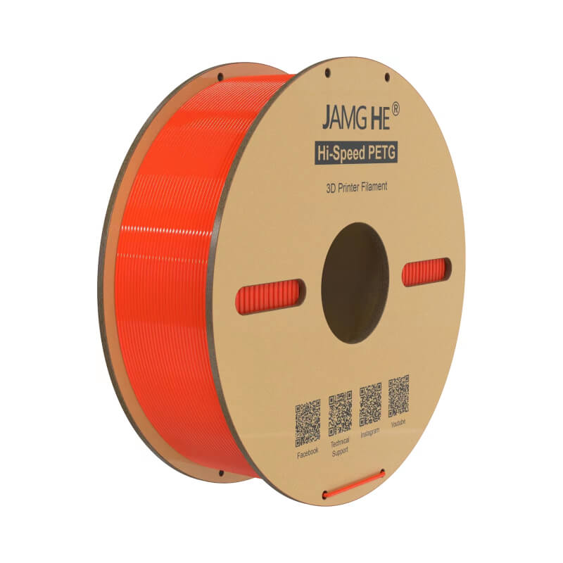 Пластик Hi-Speed PETG, "Красный", JAMGHE — пластик для функциональных деталей