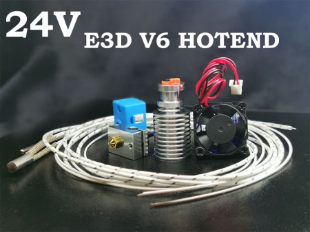 Хотенд E3D V6, 104GT, Bowden+Direct, 24В, 1.75мм