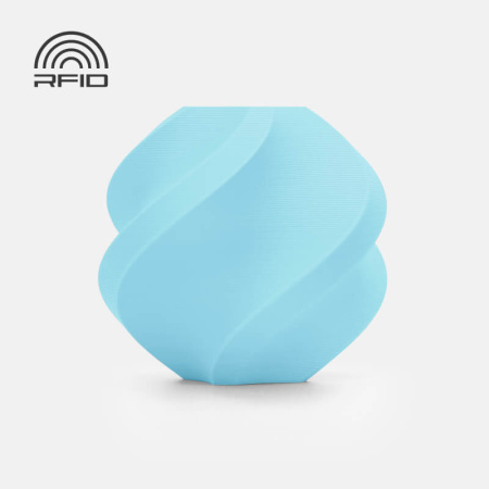 Матовый PLA, Снежно голубой "Ice Blue", без катушки, Bambu Lab