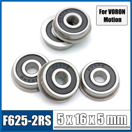 Фланцевый подшипник F625RS 5x16x5 мм, Fushi