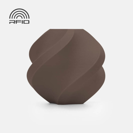 Матовый PLA, Темно-коричневый "Dark Brown", без катушки, Bambu Lab