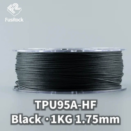 Пластик Hi-Speed TPU 95A, Black (Черный), FUSROCK