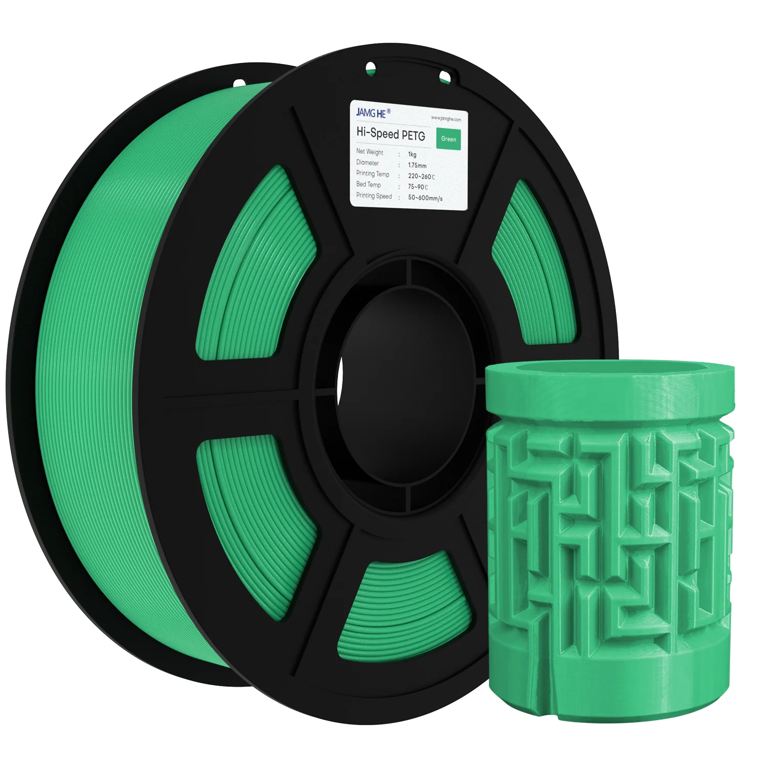 Филамент Hi-Speed PETG Зелёный — JAMG HE