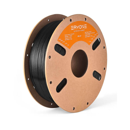Пластик PP Carbon (CF) 20%, Black (Черный), 0.7кг., Eryone