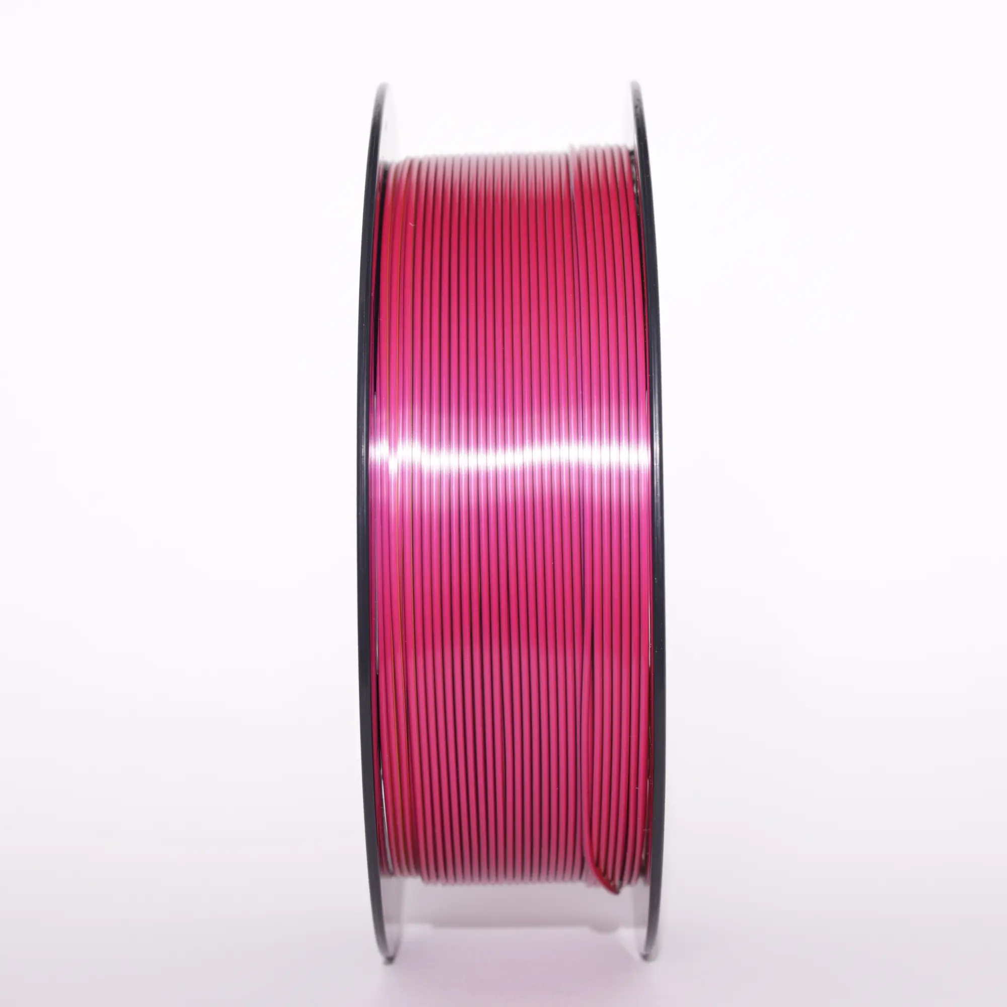Триколор пластик Silk PLA Черный / Красный / Золотой, "Black / Red / Gold", JAMGHE — пластик для моделей и деталей