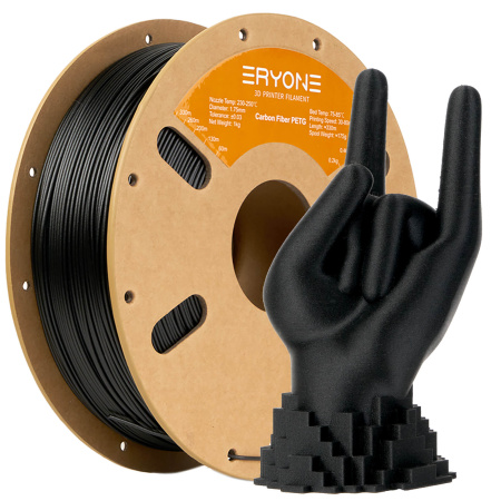 PETG Carbon, Black, Eryone