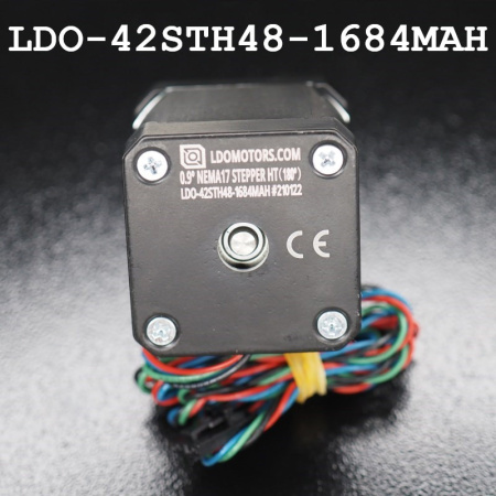 Шаговый двигатель LDO-42STH48-1684MAH, Nema 17