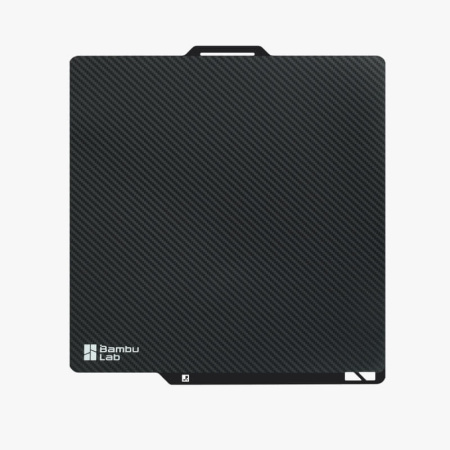 Стальной лист Carbon Fiber Surface Sheet для X1C, P1S, P1P, Bambu Lab