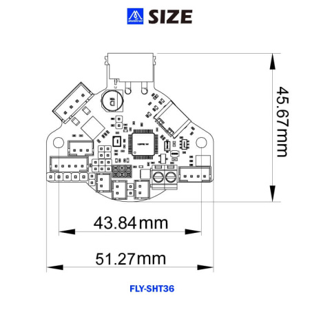 Плата Mellow Fly-SHT36 V2.0 PT100 — сопутствующий модуль BTT/MKS/FYSETC Плата Mellow Fly-SHT36 V2.0 PT100 — плата/модуль для 3D-электроники