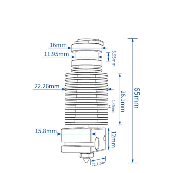 Набор E3D V6, Bowden, Direct 1.75мм
