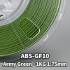 Пластик ABS-GF, Стеклонаполненный 10%, Army Green, FUSROCK Пластик ABS-GF, Стеклонаполненный 10%, Army Green, FUSROCK