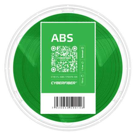 ABS, пластик "Зеленый", CyberFiber