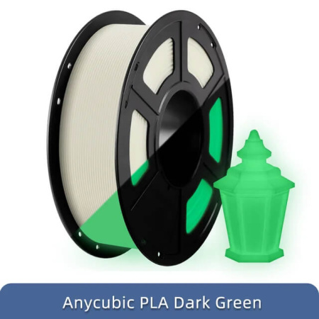 Пластик PLA, Люминесцентный "Зеленый", ANYCUBIC
