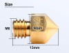 Сопло высококачественное, 0.8, MK8, латунь, Trianglelab, 1.75 мм — 3D nozzle / hotend component Сопло высококачественное, 0.8, MK8, латунь, Trianglelab, 1.75 мм — сопло для экструзии