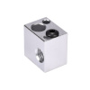 Нагревательный блок E3D V5, совместимый с датчиком PT100, Silver Нагревательный блок E3D V5, совместимый с датчиком PT100, Silver
