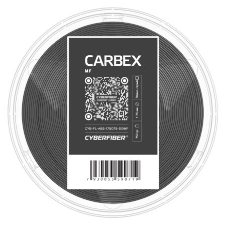 ABS Carbex пластик "MF Темно-Серый", CyberFiber