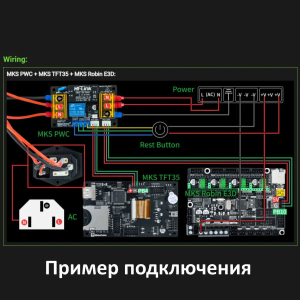 Модуль автоматического отключения PWC V3, MKS