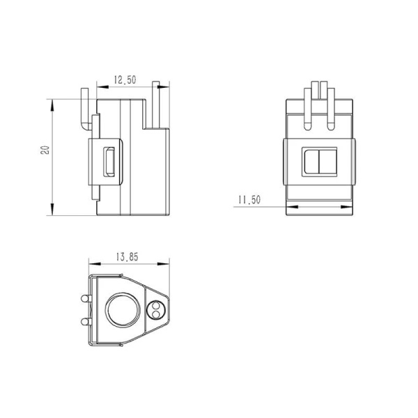 Керамический нагревательный элемент CHCB-V, 24v, Trianglelab