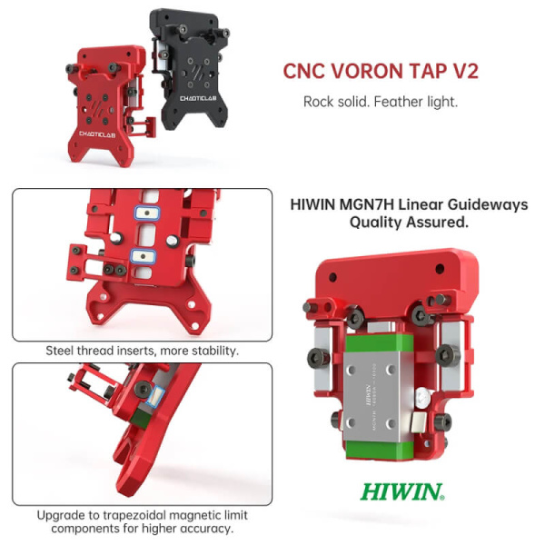 Chaoticlab CNC Voron Tap V2, Красный (Red)