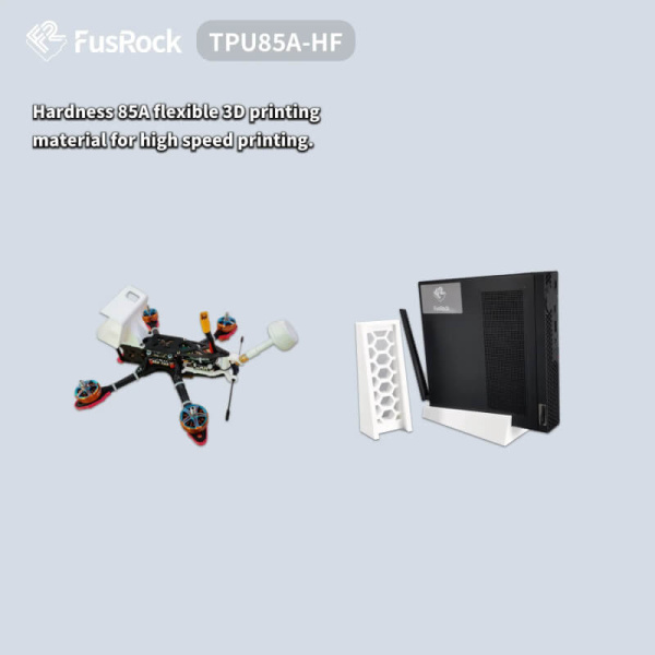 Пластик Hi-Speed TPU 85A, White (Белый), FUSROCK