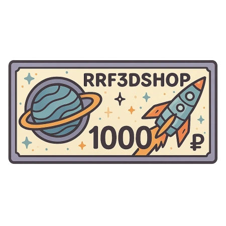 Подарочный сертификат на 1000 рублей | RRF3DSHOP - 3D-мир без границ! Подарочный сертификат на 1000 рублей | RRF3DSHOP - 3D-мир без границ!