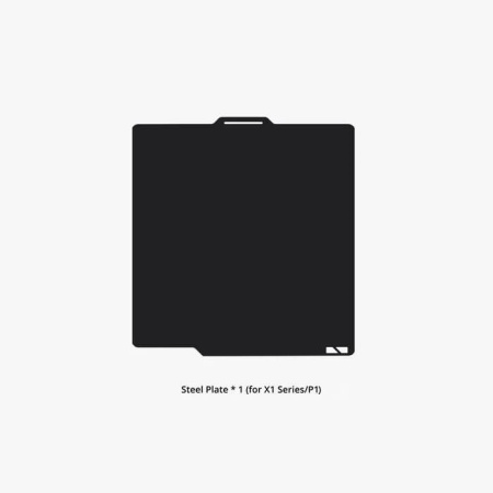 Стальной лист Carbon Fiber Surface Sheet для X1C, P1S, P1P, Bambu Lab