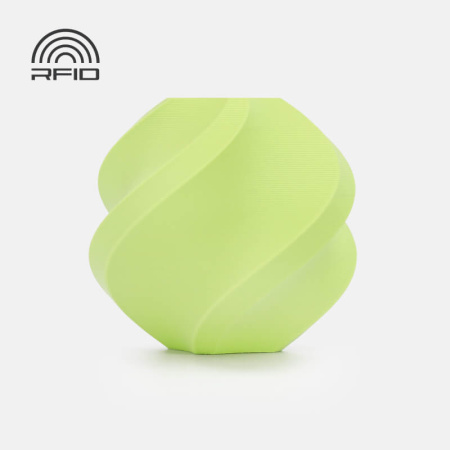 Матовый PLA, Зеленое Яблоко "Apple Green", без катушки, Bambu Lab