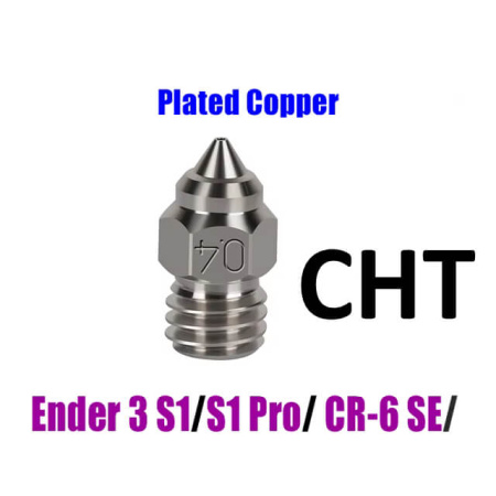 Сопло CHT 0.4 медное для Ender S1, CR6, латунь, 1.75 мм