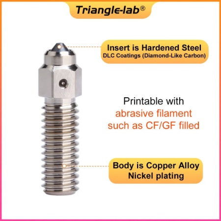 Сопло высококачественное, 0.8, Trianglelab серия ZS PLUS для K1, K1 MAX — 3D nozzle / hotend component Сопло высококачественное, 0.8, Trianglelab серия ZS PLUS для K1, K1 MAX — сопло для экструзии