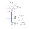 Шаговый двигатель LDO-42STH48-1684MAH, Nema 17 — шаговый мотор NEMA17/NEMA23 Шаговый двигатель LDO-42STH48-1684MAH, Nema 17 — двигатель для экструдера