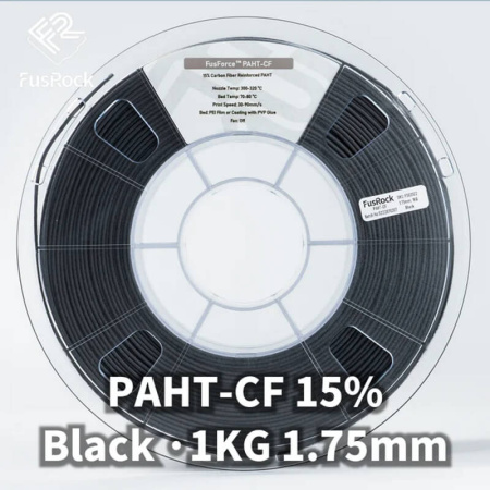 Пластик PAHT-CF, Black (Черный), FUSROCK