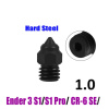 Сопло 1.0 из закаленной стали для Ender S1, CR6, 1.75 мм