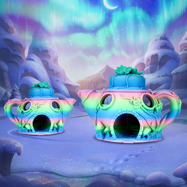 Матовый PLA, Радужный (Градиентный) пластик "Fairy Tale" (Pink/Green/Blue), Eryone