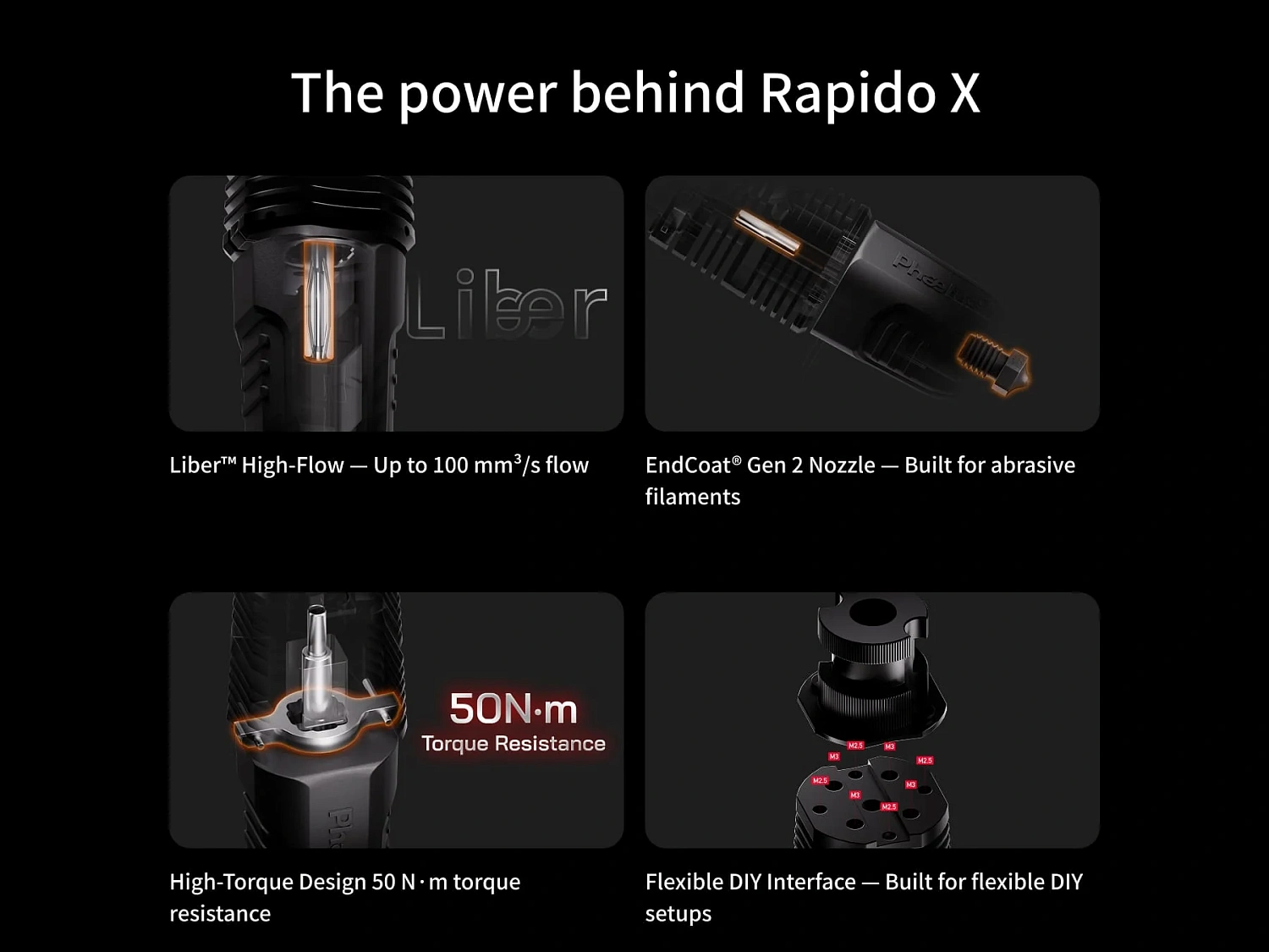 Хотенд Rapido X, Phaetus
