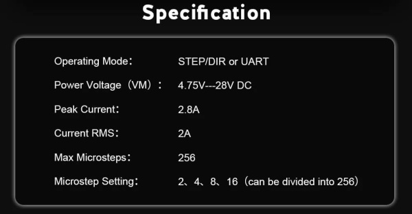 Драйвер шагового двигателя TMC 2209 v1.3, BTT