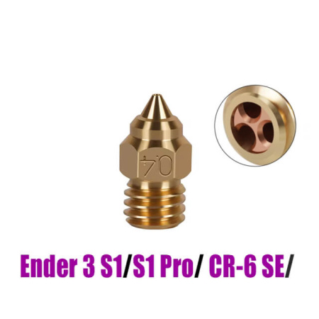Сопло CHT 0.4, Ender S1, CR6, латунь, 1.75 мм