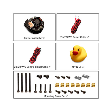 Вентилятор ECO турбокит CPAP, BTT —  Вентилятор ECO турбокит CPAP, BTT — вентилятор 3D-принтера