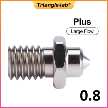Сопло высококачественное, 0.8, Trianglelab серия ZS PLUS E3D V6