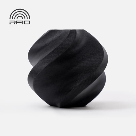 Матовый PLA, Древесный Уголь "Charcoal", без катушки, Bambu Lab