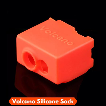Силиконовый носок, Оранжевый, Trianglelab, E3D Volcano