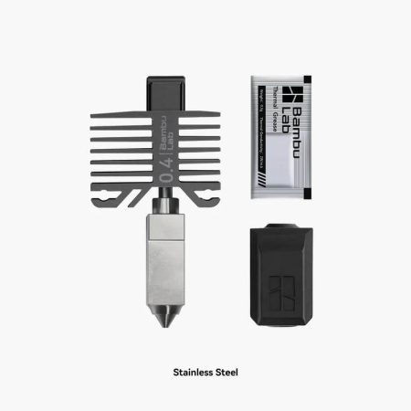 Хотенд 0.4 Hotend with Nozzle Staint Steel (стальная версия) Bambu lab