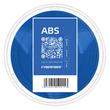 ABS, пластик "Синий", CyberFiber