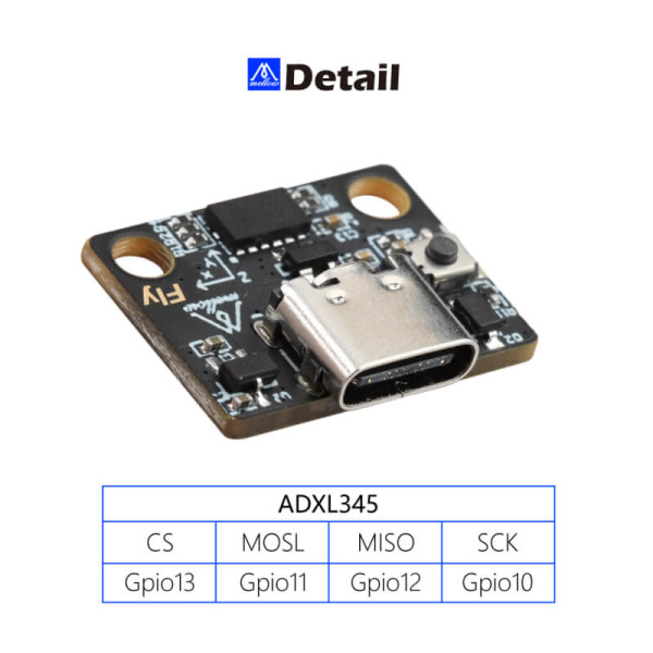 ADXL USB цифровой трехосевой акселерометр